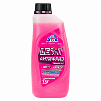 AGA318LL Антифриз, готовый к применению, розовый LEC-II -50°C 1кг